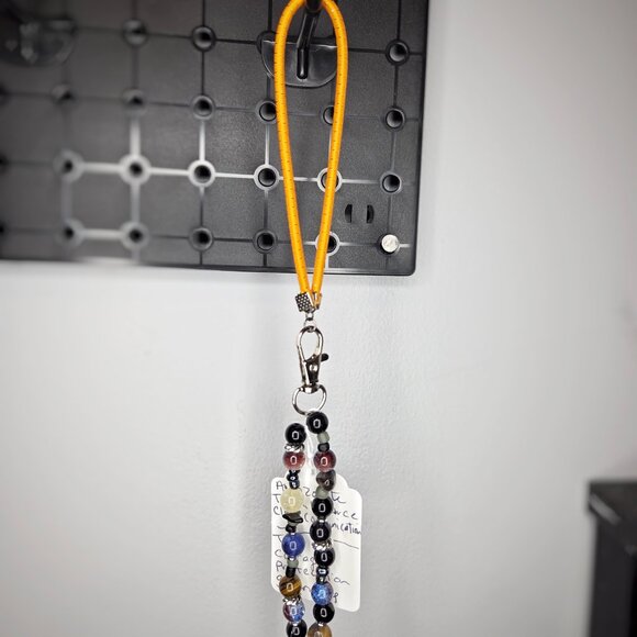 Gemstone Car Mirror Chain | Citrine, Blue Aventurine, Amazonite & Tiger Eye - Picture 1 of 3